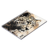 カスタム文字:抽象芸術Leopard Notebook Journal ノートブック (左側)