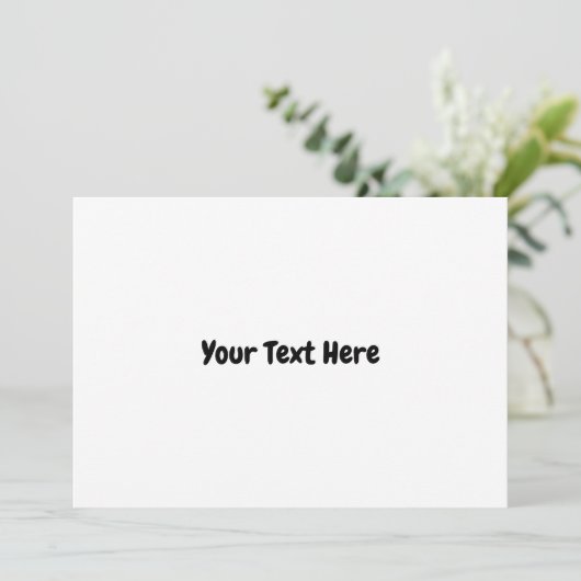 カスタム文字 招待状 (スタンド正面)