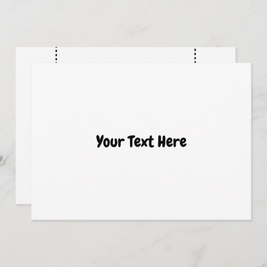 カスタム文字 招待状 (正面/裏面)