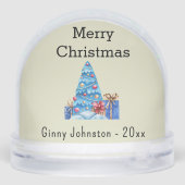 カスタム文字、最高の先生水色ブルーペンギン (裏面)