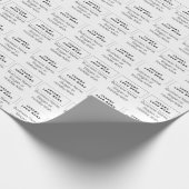 カスタム文字、業務用ロゴラッピング紙 ラッピングペーパー (角)