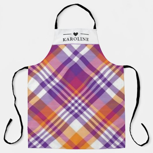 カスタム文字、水彩キッチン エプロン (正面)