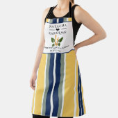 カスタム文字、水彩キッチン エプロン (インサイチュ)