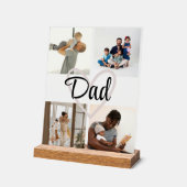 カスタム文字 – 父パーソナライズされたの日 アクリルサイン (傾斜)