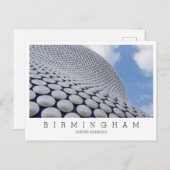 カスタム文字、英国バーミンガム ポストカード (正面/裏面)