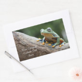 カスタム文字 長方形シール (封筒)