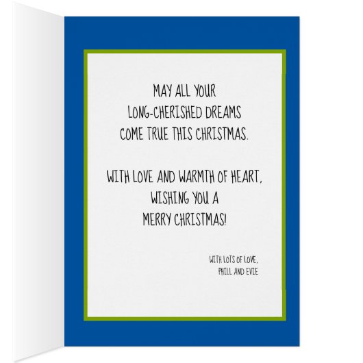 🎾🎄カスタム文字、青と緑のテニスボーブル (内側 (右))