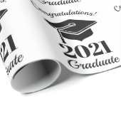 カスタム文字&1年の卒業 ラッピングペーパー (ロールコーナー)