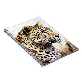 カスタム文字: Leopard Notebook Journal ノートブック (右側)