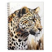 カスタム文字: Leopard Notebook Journal ノートブック (正面)