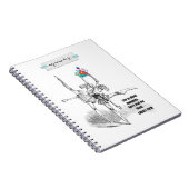 カスタム文字- Let's Dance ノートブック (右側)