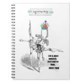 カスタム文字- Let's Dance ノートブック (正面)