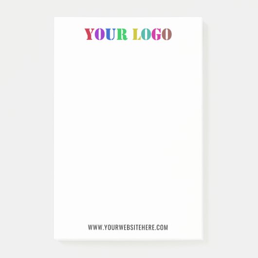 カスタム文字Business Post-it® Notesテンプレート ポストイット (正面)