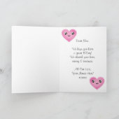 カスタム文字MOM/マザー誕生日カード カード (内部)