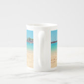 カスタム文字Mugあなたのロマンチックな写真ギフト ボーンチャイナマグカップ (裏面)