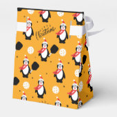 カスタム文字🐧Pickleball Meerry Christmas 🎁 フェイバーボックス (裏面サイド)