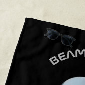 カスタム文字UFO宇宙船ビーチタオル ビーチタオル (インサイチュ)