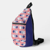 カスタム文字USAピックボール模様 スリングバッグ (右コーナー)