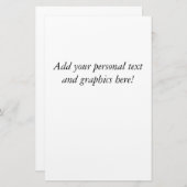 カスタム文結婚具 便箋 (正面/裏面)