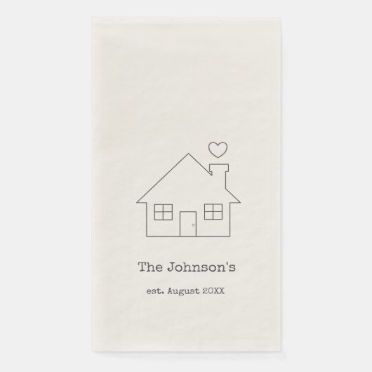 カスタム新しい家族ホーム紙 (正面)