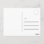 カスタム新しエレガントい住所移動のお知らせ ポストカード (裏面)