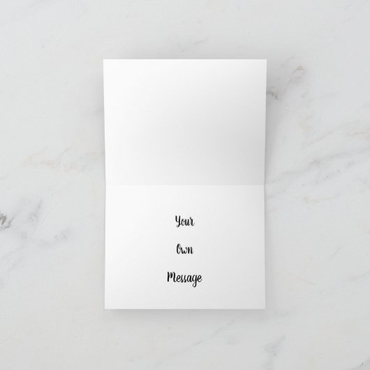 カスタム新クリスマス黒猫おもしろいアンチ シーズンカード (内部)