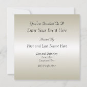 カスタム新年のパーティー招待状 招待状 (裏面)