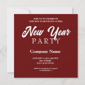 カスタム新年イベント 龍の年 招待状 (裏面)