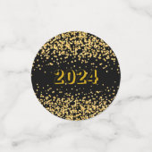 カスタム新年グリッター紙吹雪 コンフェッティ (スモール正面)