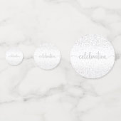 カスタム新年グリッター紙吹雪 コンフェッティ (裏面)