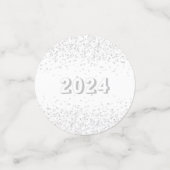 カスタム新年グリッター紙吹雪 コンフェッティ (スモール正面)