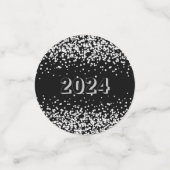 カスタム新年グリッター紙吹雪 コンフェッティ (スモール正面)