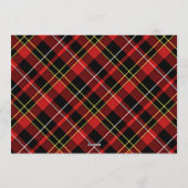 カスタム新年シック赤白黒イエロープライド シーズンカード (裏面)