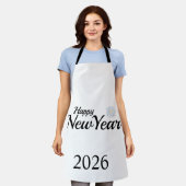 カスタム新年プレゼント エプロン (着用した状態)