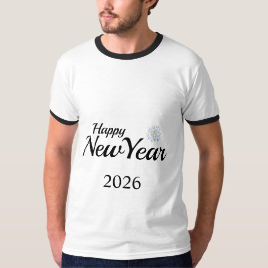 カスタム新年プレゼント Tシャツ (正面)