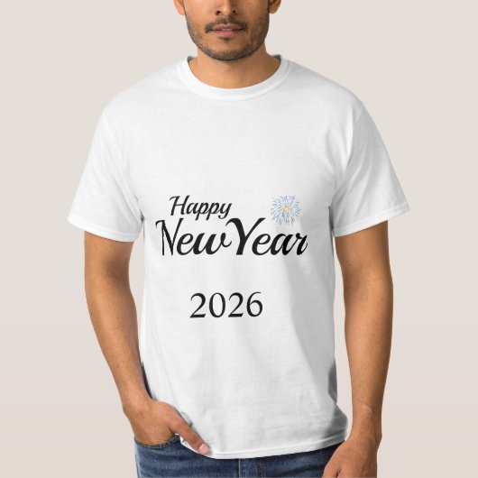 カスタム新年プレゼント Tシャツ (正面)