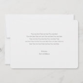 カスタム新生児少年または少女誕生 案内状 (裏面)