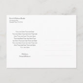 カスタム新生児少年少女誕生発表 ポストカード (裏面)