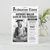 カスタム新聞卒業招待状発表 シーズンカード (スタンド正面)