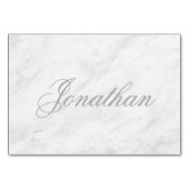 カスタム新郎新婦エイジマーブルシルバーテーブル番号 テーブルナンバー (裏面)