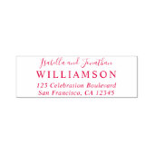 カスタム新郎氏の結婚差出人住所 セルフインキングスタンプ (デザイン)