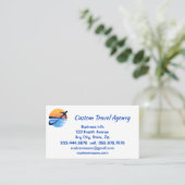 カスタム旅行代理店クルーズバケーションズビジネスカー 名刺 (スタンド正面)