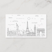 カスタム旅行代理店クルーズバケーションズビジネスカー 名刺 (裏面)