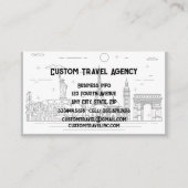 カスタム旅行代理店クルーズバケーションズビジネスカー 名刺 (正面)