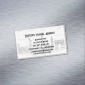 カスタム旅行代理店クルーズ旅行事業 マグネット名刺 (インサイチュ)