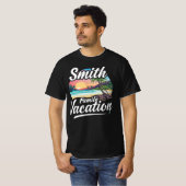 カスタム旅行先 スミス家バケーション Tシャツ (正面フル)