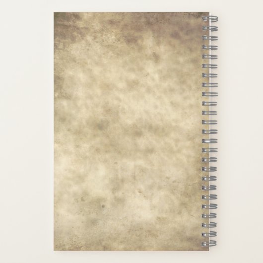 カスタム旅行日誌フラワーキャンパートレーラー ノートブック (裏面)