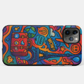 カスタム旅行目録iPhoneカバー Case-Mate iPhoneケース (裏面(横))