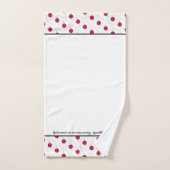 カスタム日の丸日本の国旗 バスタオルセット (ハンドタオル)