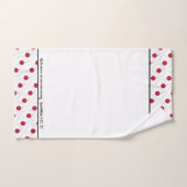 カスタム日の丸日本の国旗 バスタオルセット (ハンドタオル)